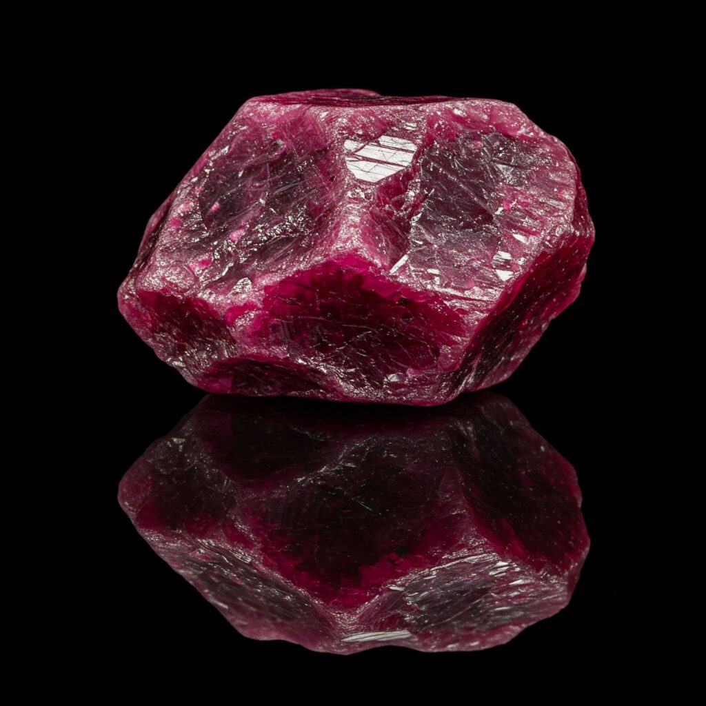 raw ruby stone