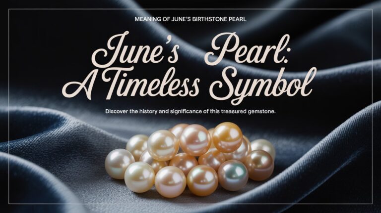 Junes birthstone Pearl